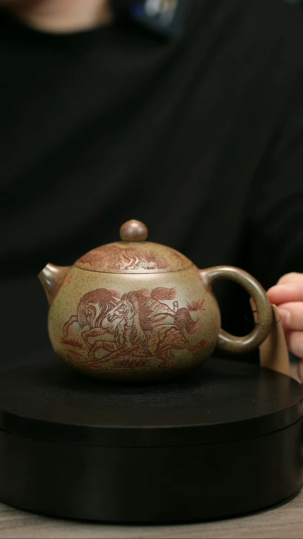 茶壶紫砂等**等H1985李琴柴烧马到成功西施