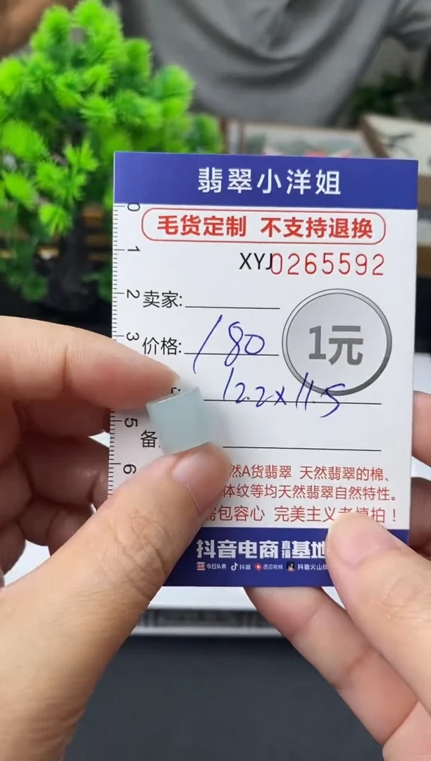 未镶嵌定制翡翠毛货商品 不退换/ 5592