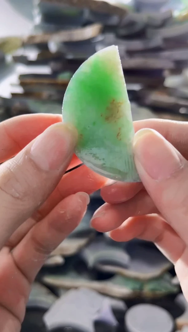 裸石翡翠缅甸翡翠A货陈3473