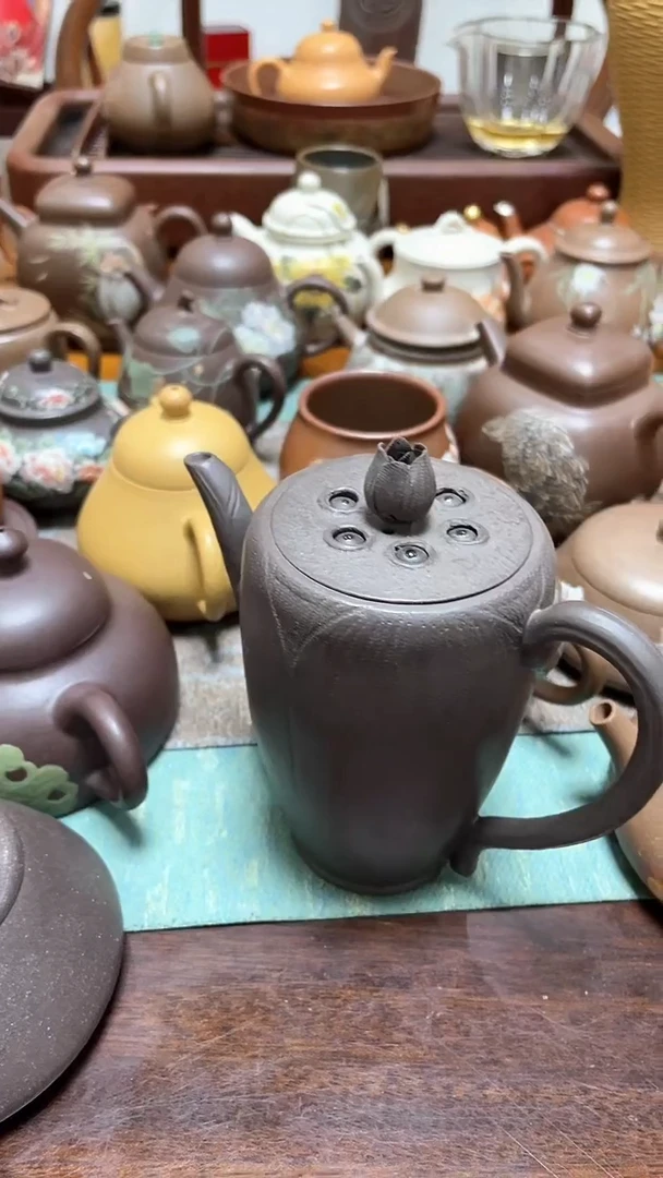 茶壶紫砂壶盖莲子壶