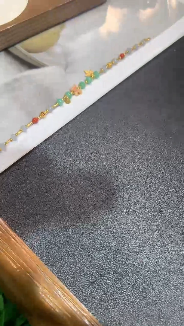 银S925镶嵌手链翡翠手链