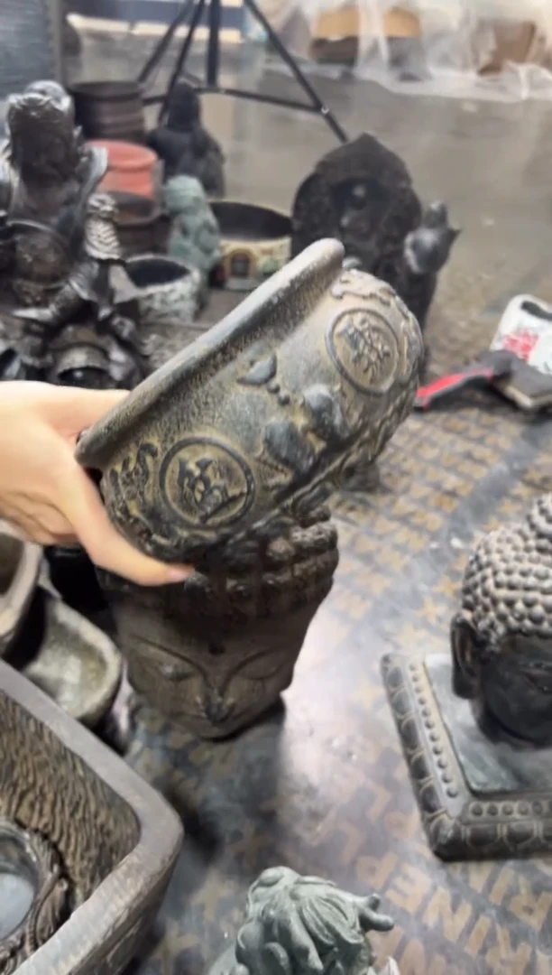 陶土【火山泥】聚宝盆