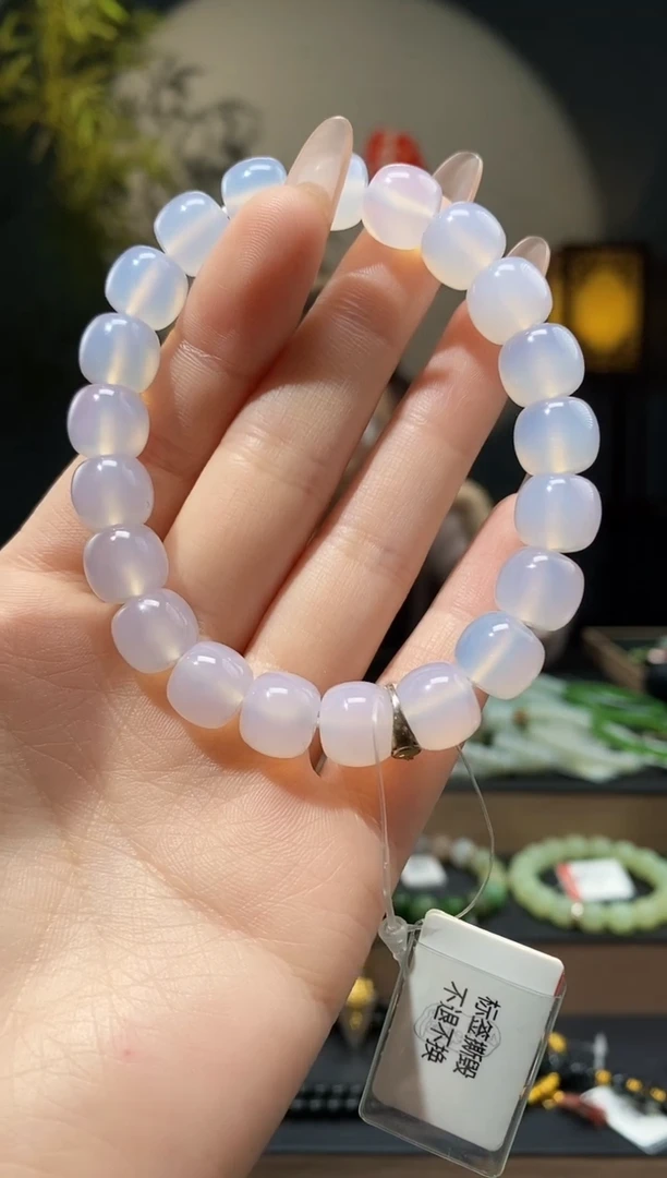 【闪购商品】玛瑙/玉髓1未镶嵌10.5mm老型手串