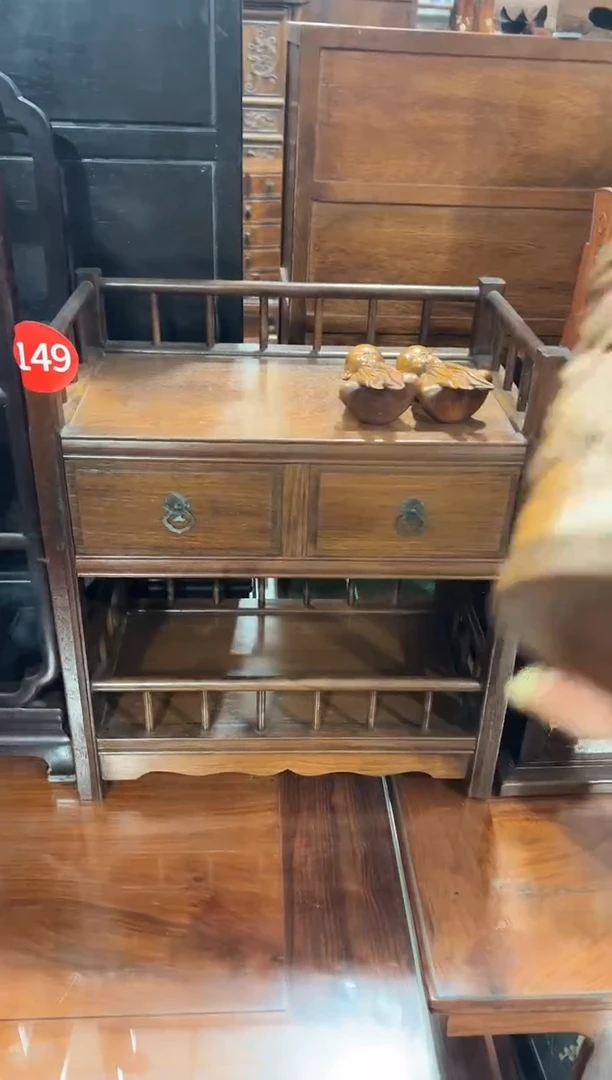 149花梨木茶水架