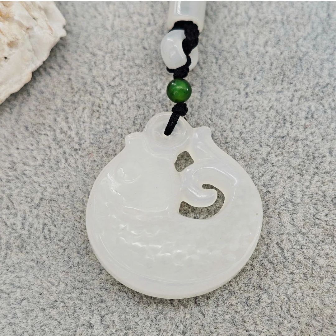 女神节特惠 高白复古天山翠锦鲤吊坠/NYXF-TSCDZ-10（多样性发货）