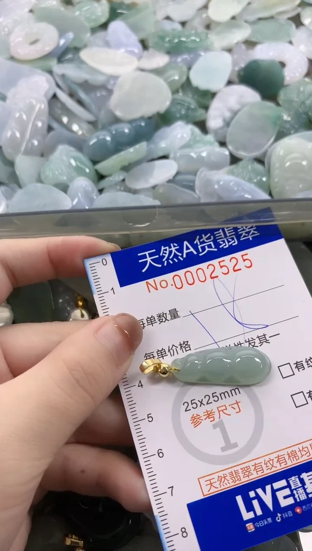 颈饰未镶嵌翡翠天然A货翡翠