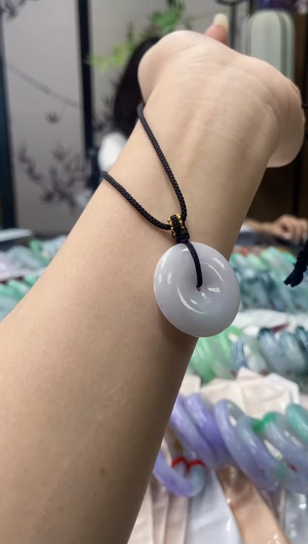 颈饰未镶嵌翡翠翡翠平安扣项链多样发一