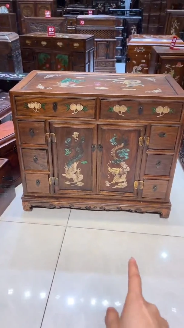 【闪购商品】木龙凤呈祥 收纳柜