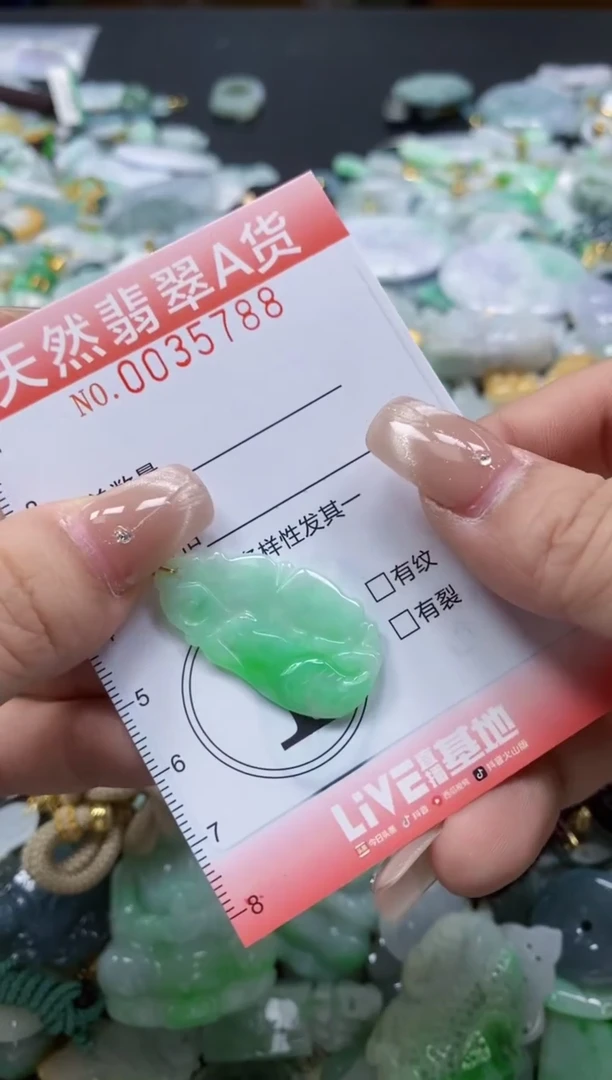 翡翠未镶嵌颈饰闪购0035788