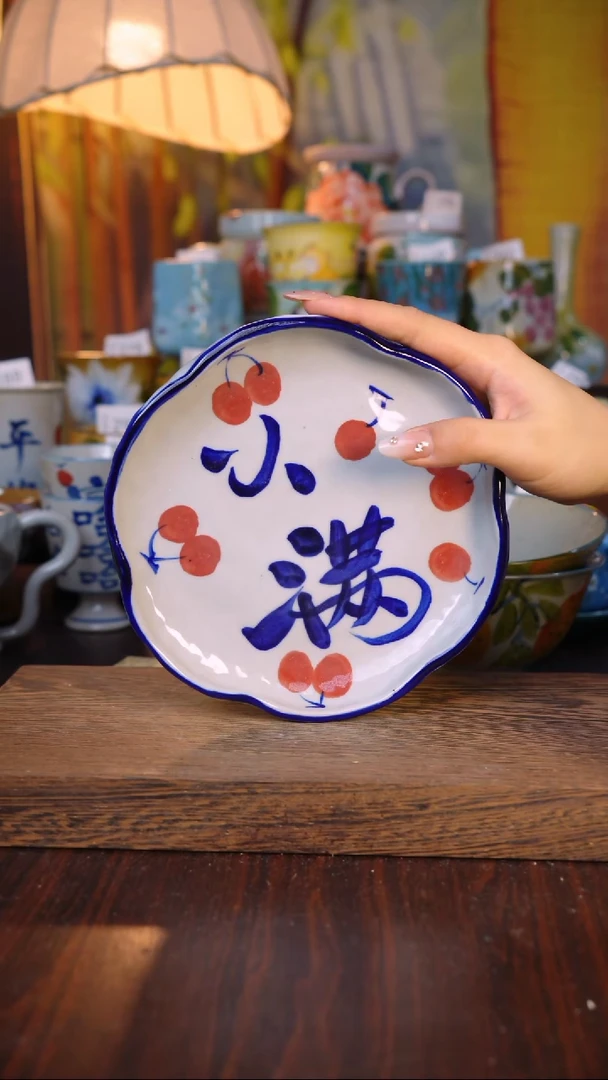 摆件泥垚手作 景德镇手工手绘器物
