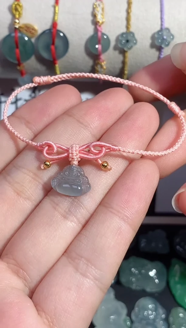 翡翠裸石翡翠手绳