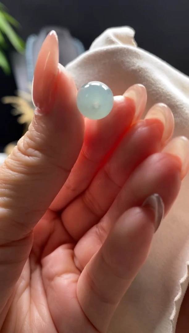 未镶嵌手链翡翠散珠卡10MM圆珠
