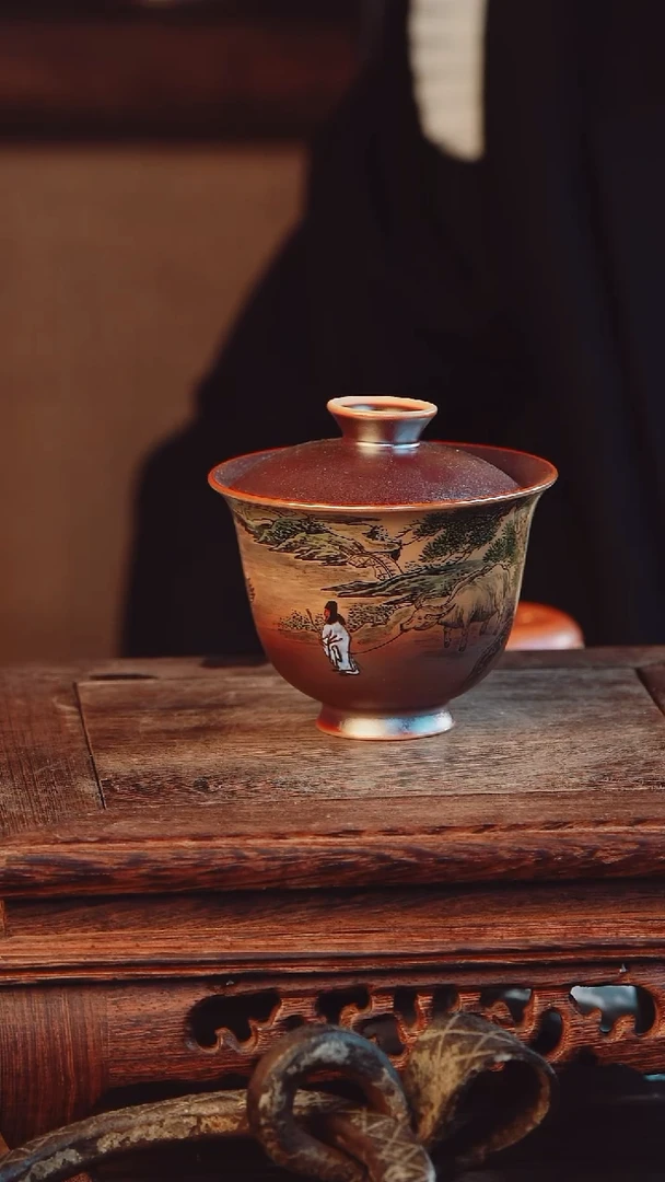 艺然堂手工手绘茶器