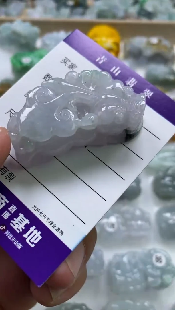 翡翠未镶嵌颈饰多人如意貔貅