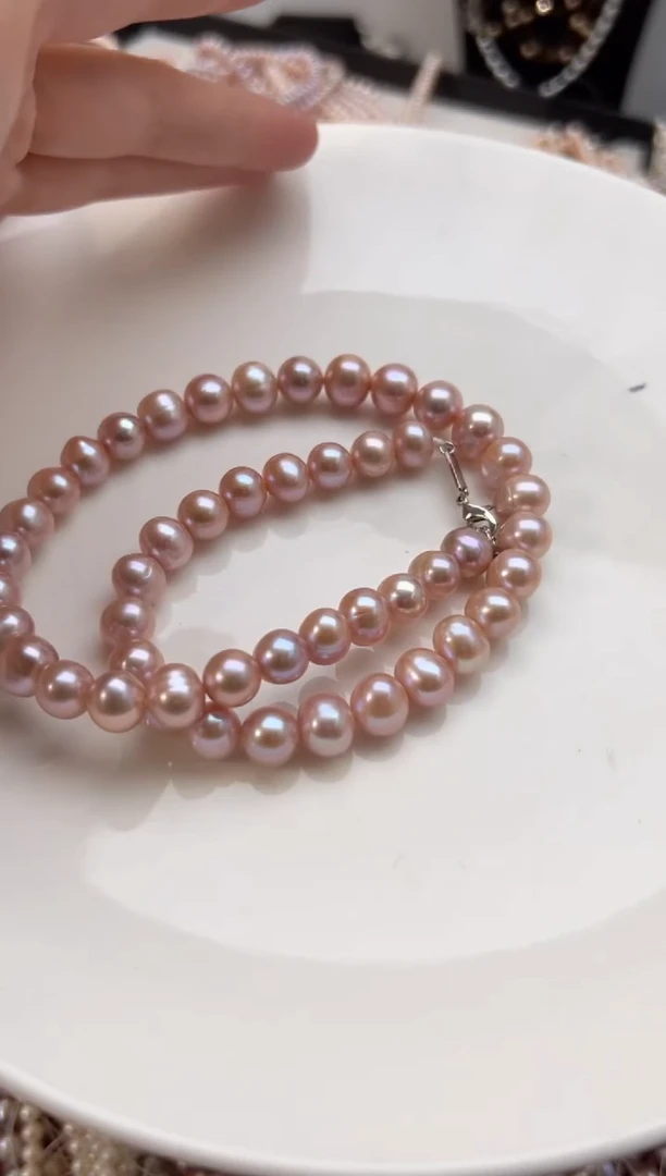 未镶嵌淡水珍珠15珍珠项链（无核9mm+）