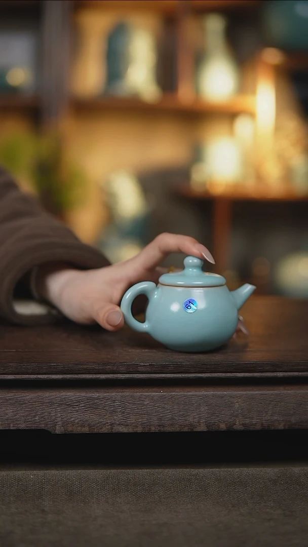 【闪购商品】杯仿古宋臻釉小零龙壶瑕61