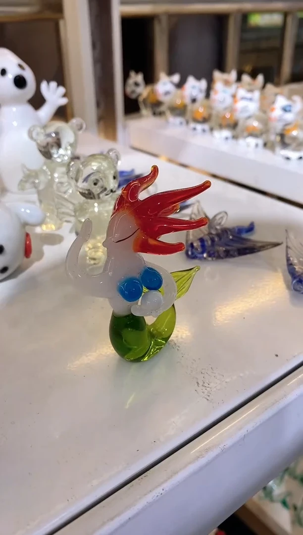 琉璃手工艺品美杜莎