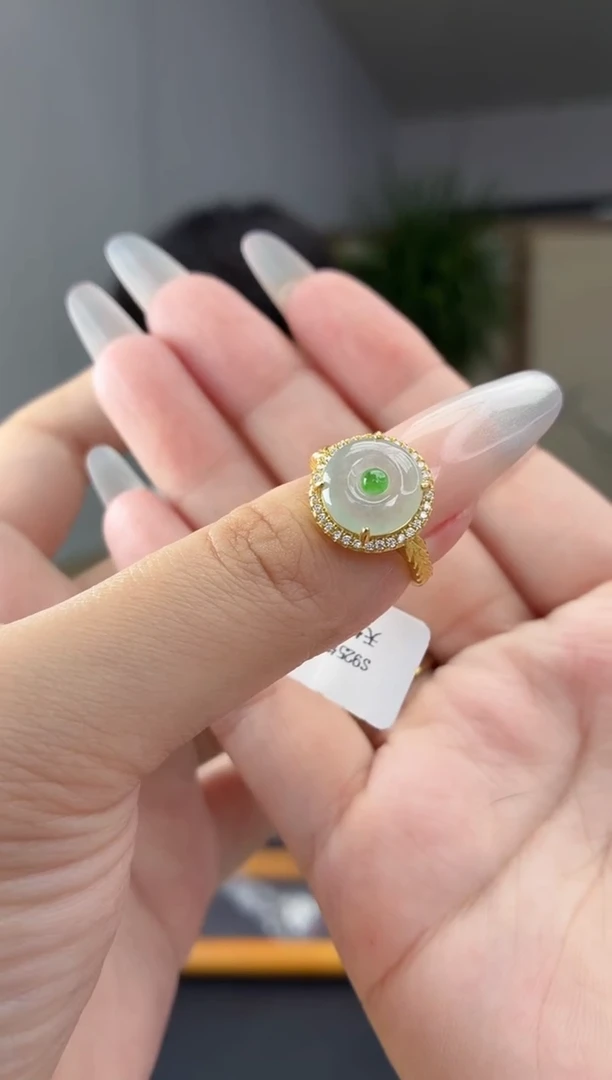 颈饰银S925镶嵌翡翠11111111111111