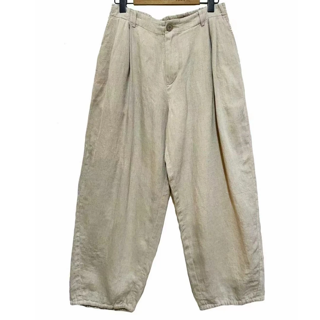 涟香 左岸迷香9025长裤时尚休闲百搭夏季复古