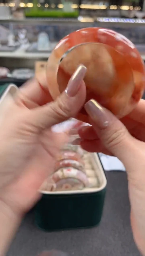 未镶嵌手镯石英质玉尘*丷圈口（赠品镯心）