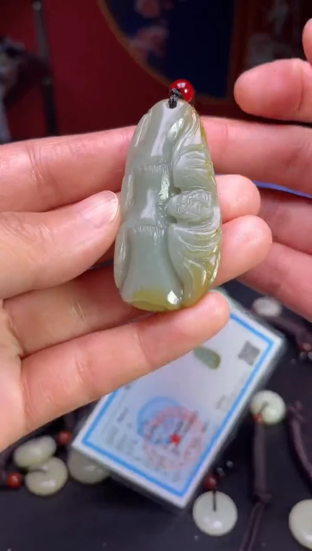 颈饰未镶嵌和田玉123