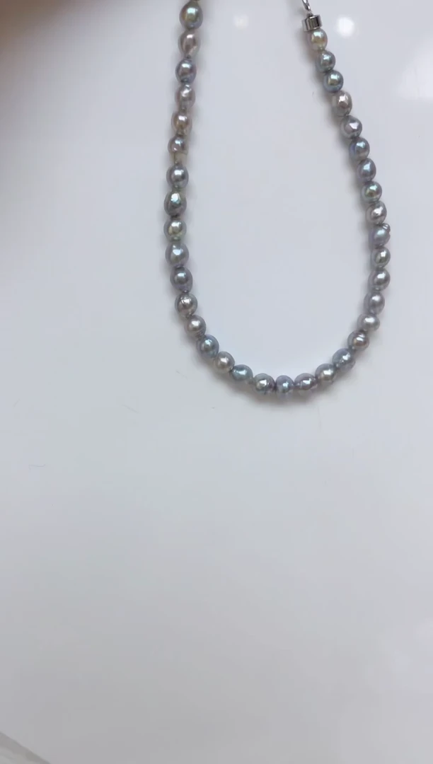 银S925镶嵌海水珍珠手链