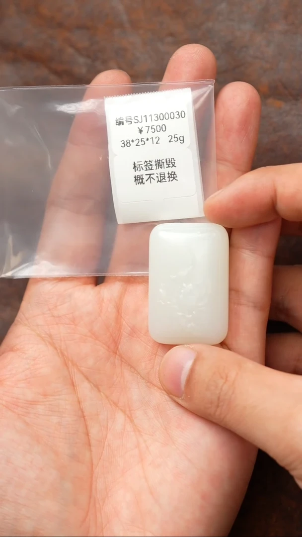 颈饰未镶嵌和田玉SJ  吊坠