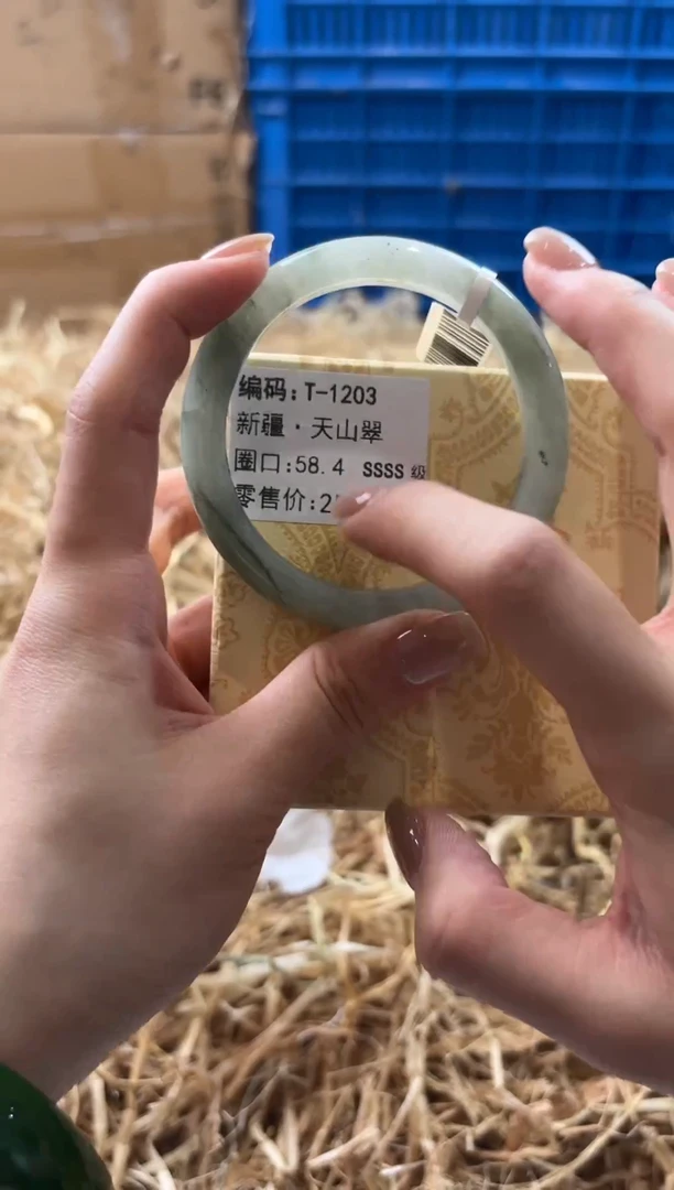 未镶嵌手镯石英质玉T-1203