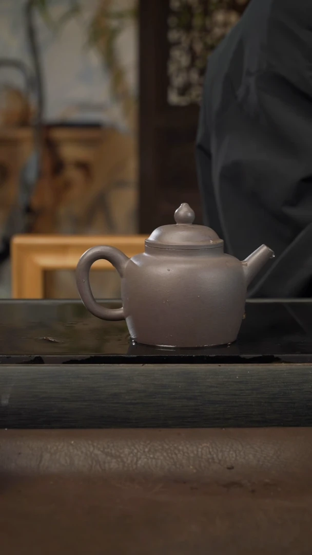 茶壶紫砂20，非池古式，天青，200cc