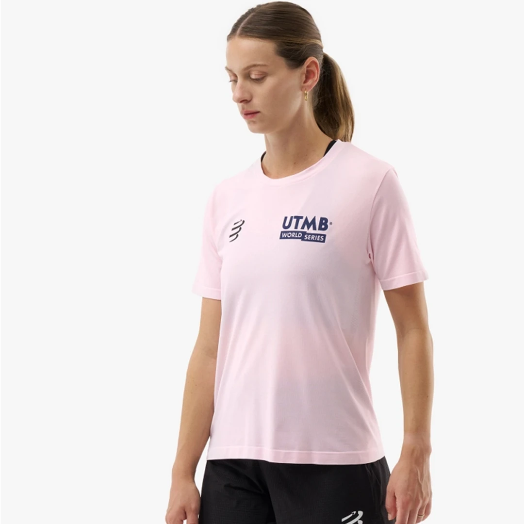 Compressport2025UTMB运动跑步训练短袖T恤限量版女士