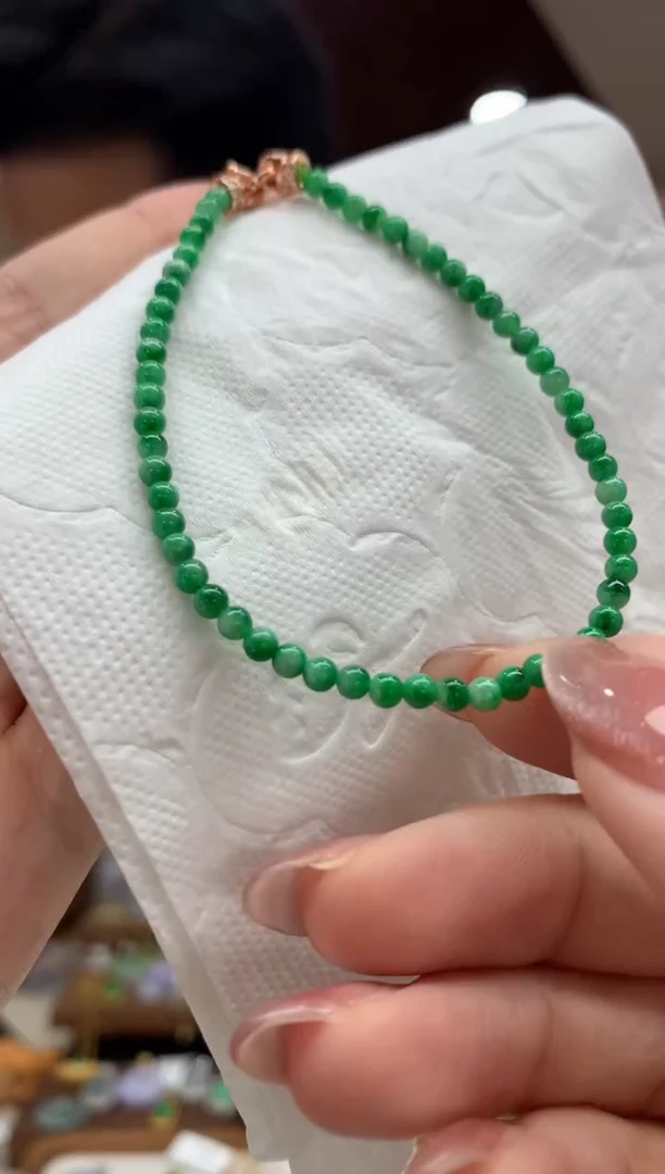 未镶嵌手串翡翠手串