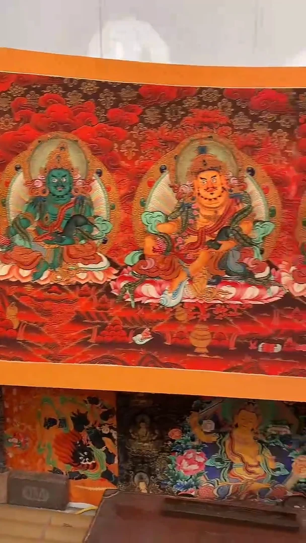 装裱画精美唐卡tk16176