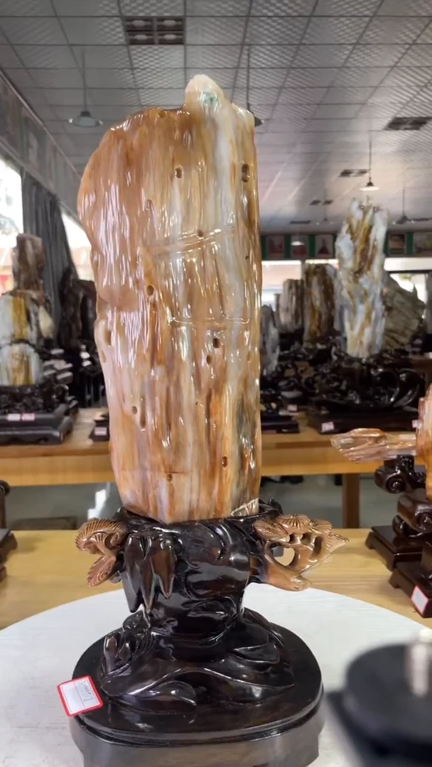 未镶嵌珠宝奇石硅化玉980