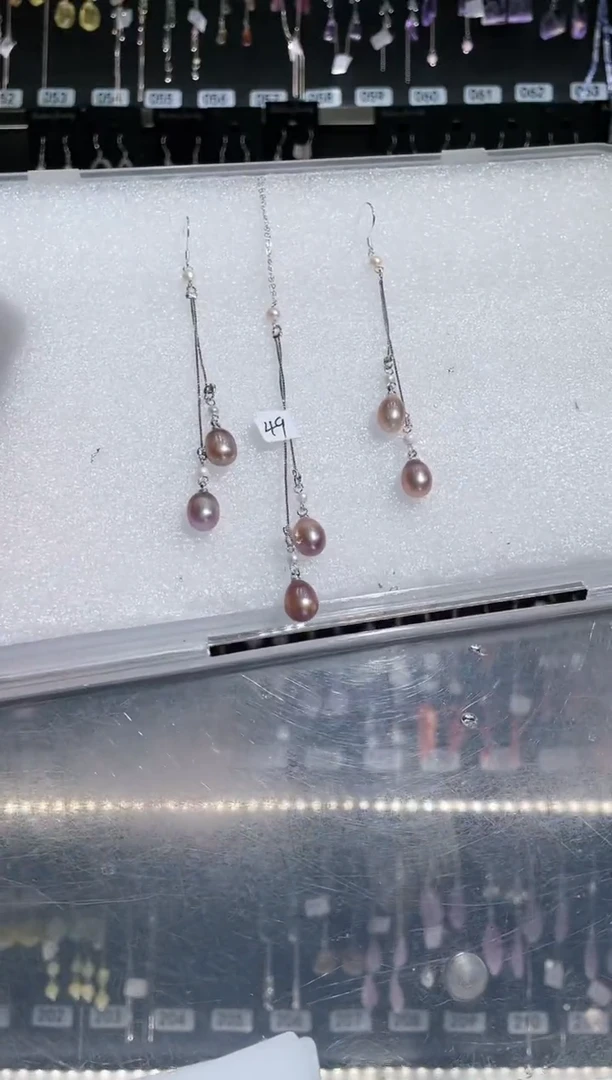 【闪购商品】紫晶耳饰银S925镶嵌 用户677893163