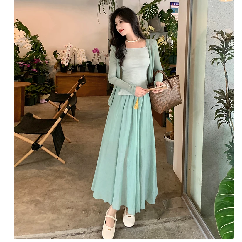 3543(半身裙)大码女装胖MM简约甜美温柔风格设计A字半身裙2653