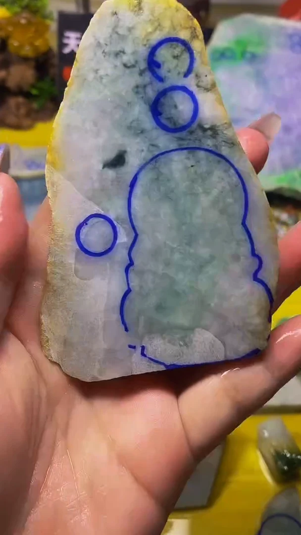 翡翠裸石未镶嵌天然缅甸翡翠A货316