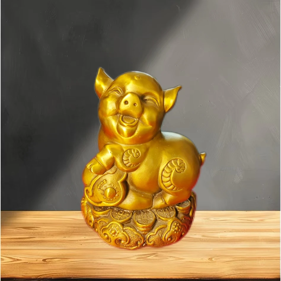 12生肖铜摆件玄关书房店铺