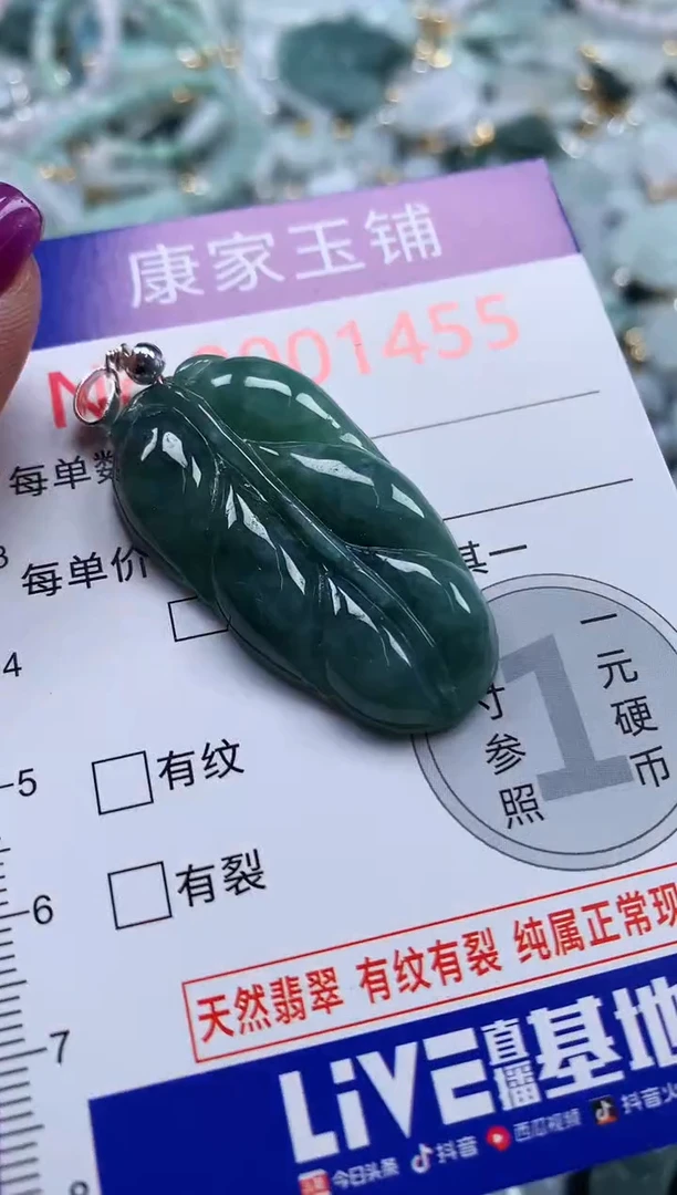 颈饰未镶嵌翡翠1455