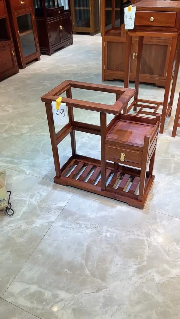 花梨木类成套家具刺猬紫檀烧水架66*30*65