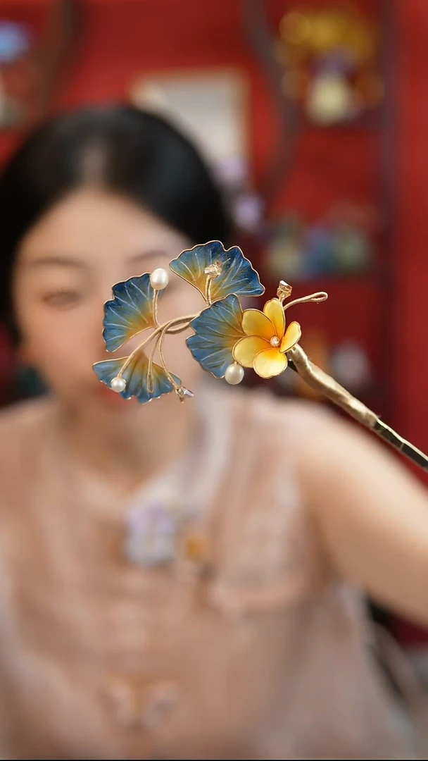 合金无非遗绒花设计师系列
