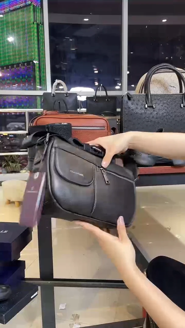 牛皮（革）韩爵绅士包包皮具406