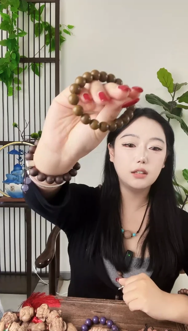 泥塑【鹤春香手串】古法合香