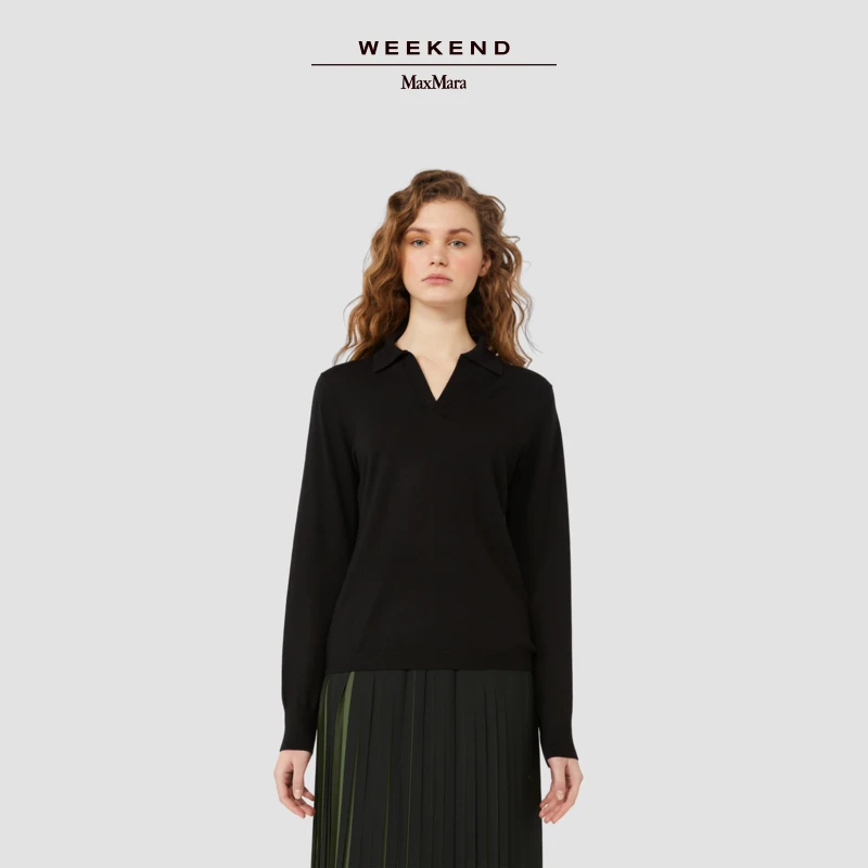 Weekend MaxMara 2025早秋新款女装羊毛混纺针织衫5366055206