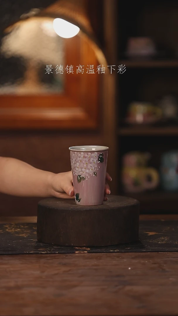 陶瓷景德镇高温釉下手绘陶瓷033