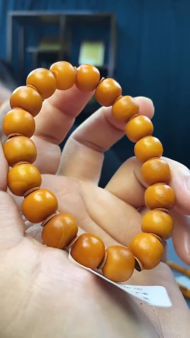 手串琥珀未镶嵌蜜蜡老型手串