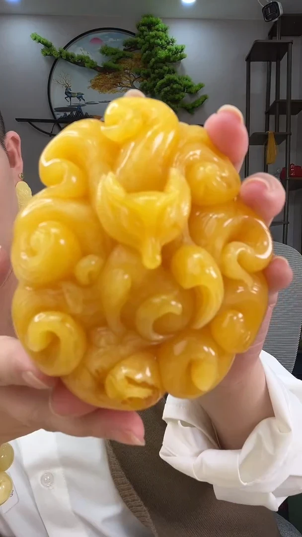 琥珀颈饰未镶嵌吊坠