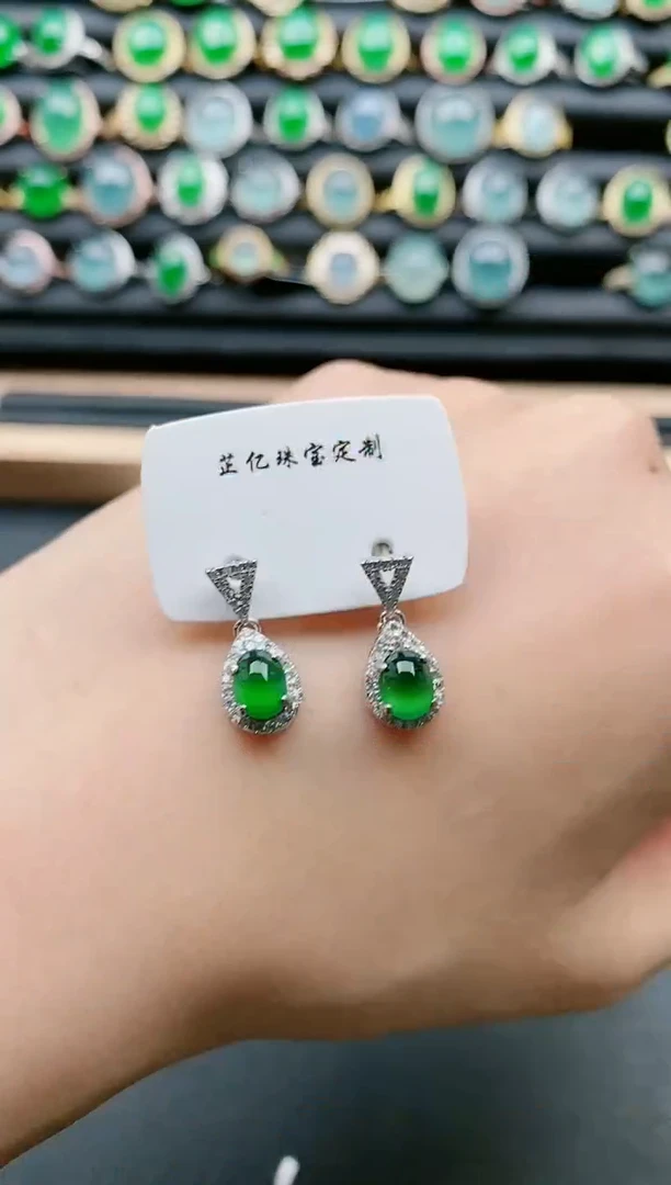 【闪购商品】翡翠戒指银S925镶嵌11111