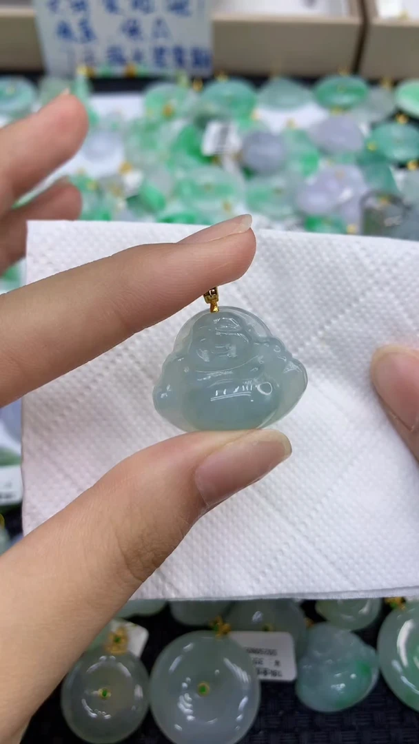 颈饰未镶嵌翡翠天然缅甸A货翡翠