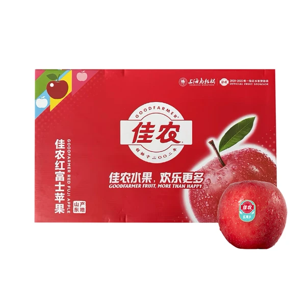 佳农山东富士苹果礼盒(单果230g+) 3.5kg