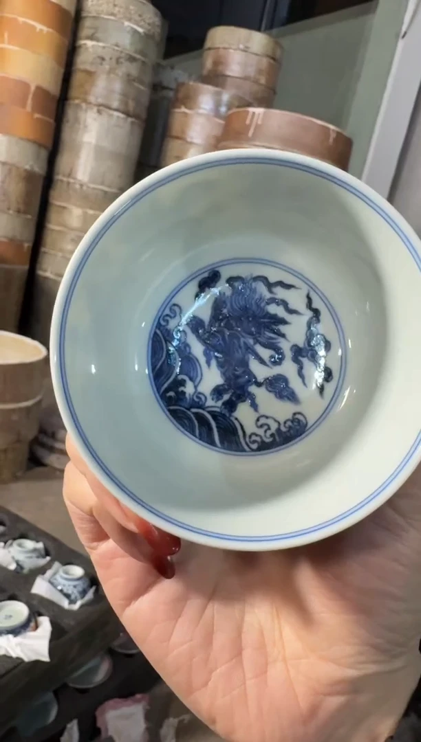 杯子陶瓷三方器合飞象樽杯